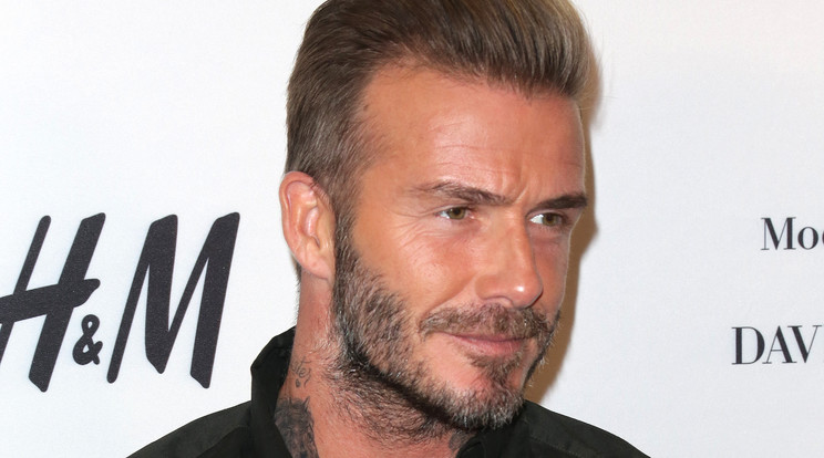 David Beckham a H&M legújabb kampányának bemutatóján/Fotó:Northfoto