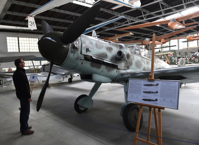 Messerschmitt Bf-109G-6 w Muzeum Lotnictwa Polskiego w Krakowie