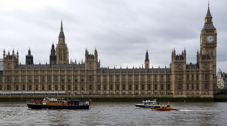 A brit parlamentnél történt a támadás /Fotó:  MTI
