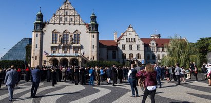 Alarm bombowy w trakcie przemówienia ministra