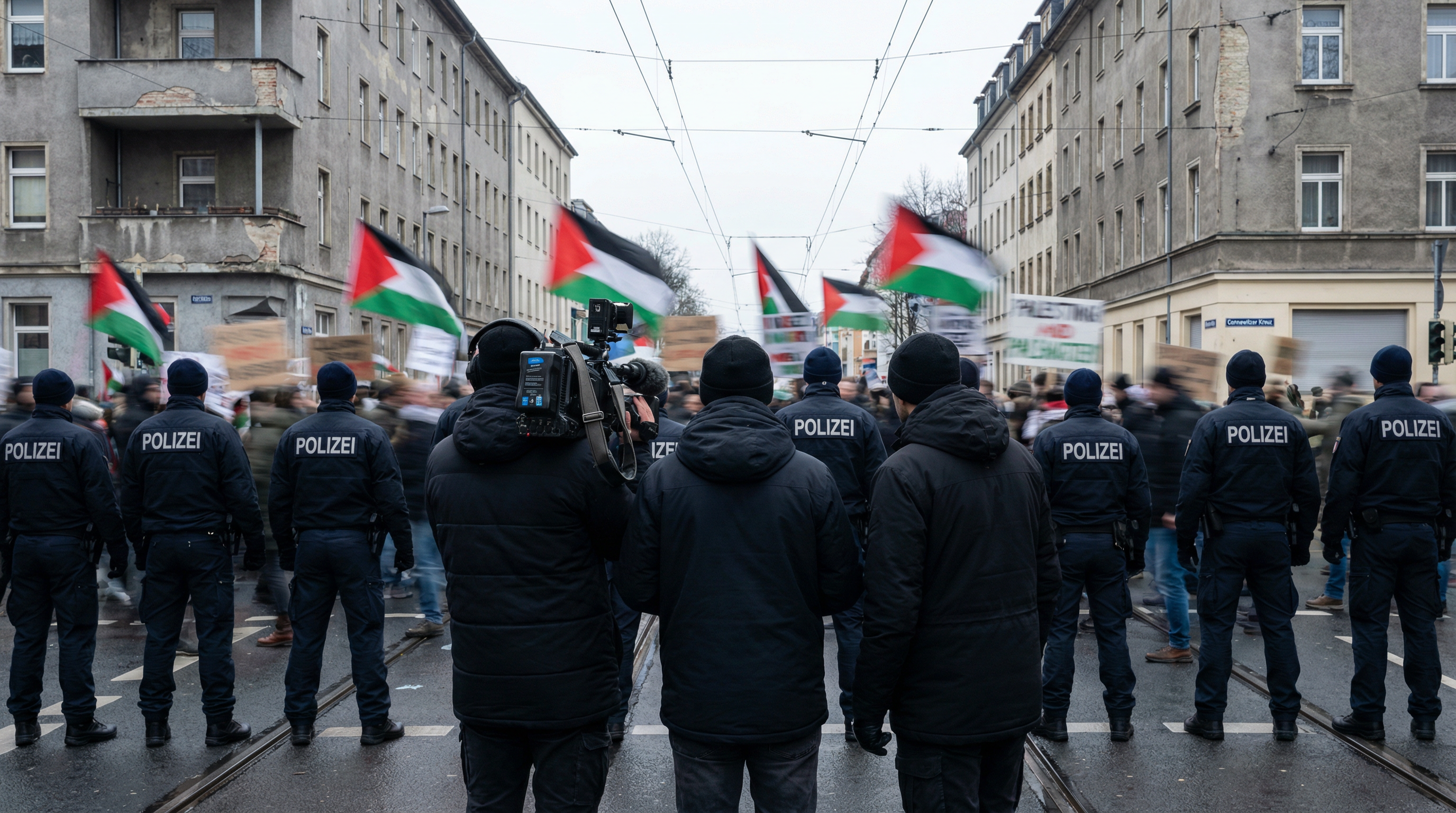 Leipzig: MDR-Team bei pro-palästinensischer Demo angegriffen