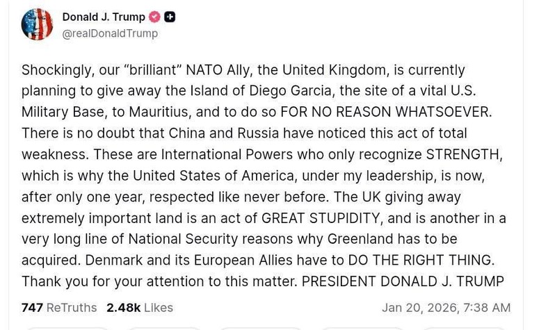 Atak Trumpa na brytyjską decyzję.