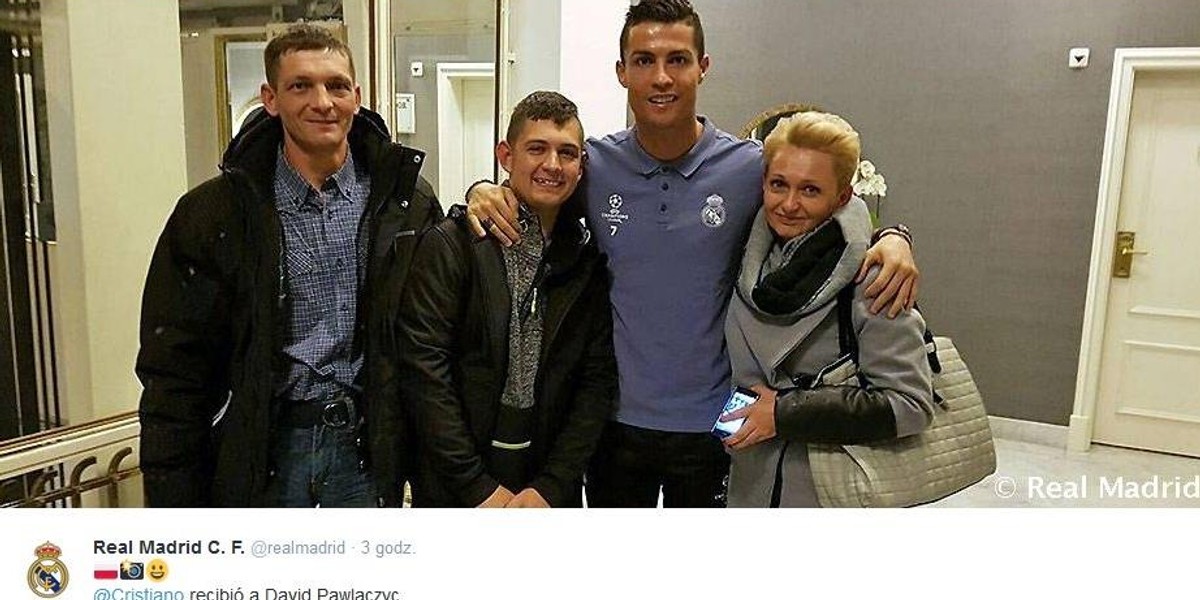 Dawid Pawlaczyk znowu spotkał Cristiano Ronaldo. Jesteśmy dumni