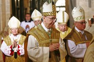 Od lewej: abp Marek Jędraszewski, abp Stanisław Gądecki, abp Stanisław Dziwisz i  bp Artur Miziński