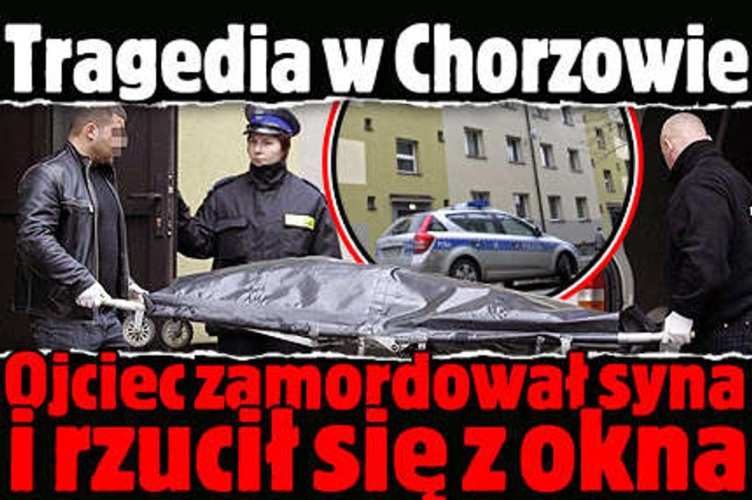 Tragedia w Chorzowie: ojciec zamordował syna i rzucił się z okna