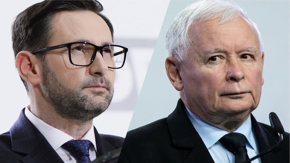Daniel Obajtek i Jarosław Kaczyński