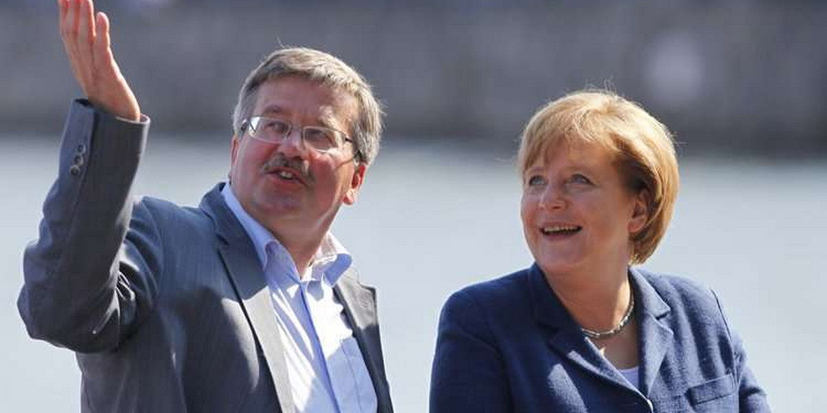 Tak Komorowski podjął Merkel. Zdjęcia z Juraty!