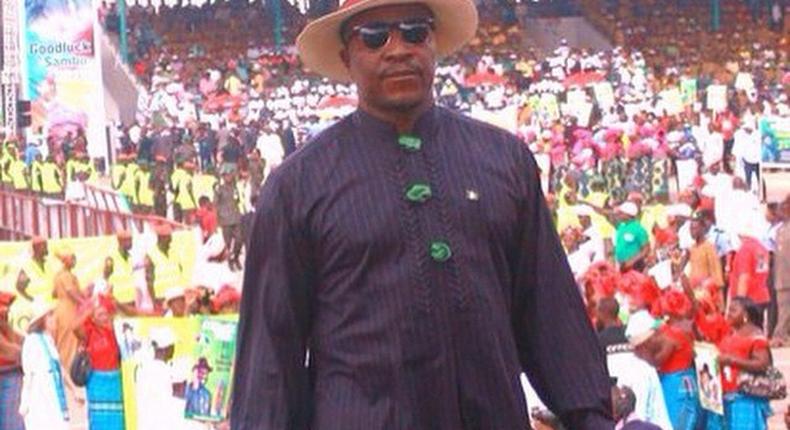 Alibaba at President Goodluck Ebele Jonathan's official declaration in 2011