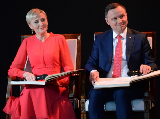 Agata Kornhauser-Duda i Andrzej Duda