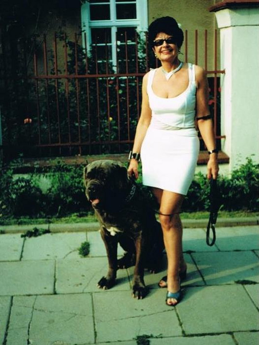Joanna Senyszyn ze swoim psem
