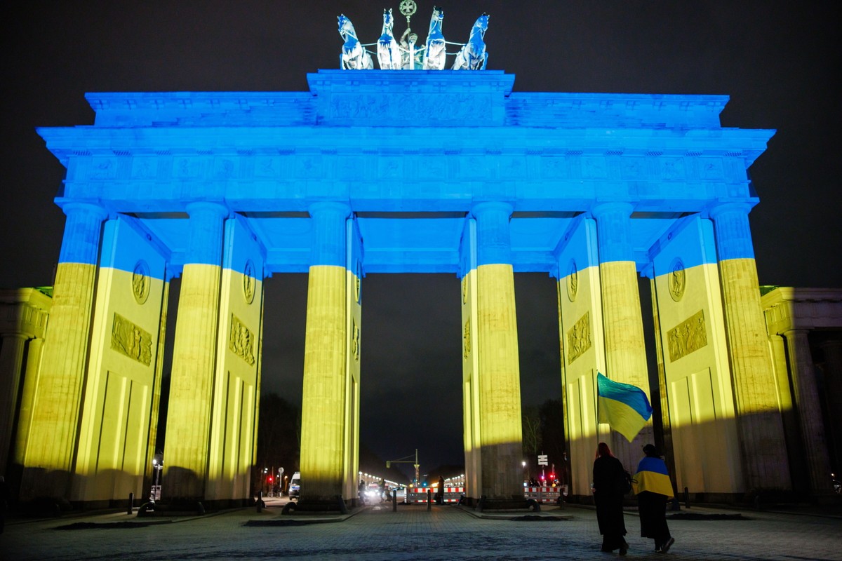 "Rosja to państwo terrorystyczne". Mocne hasła w centrum Berlina