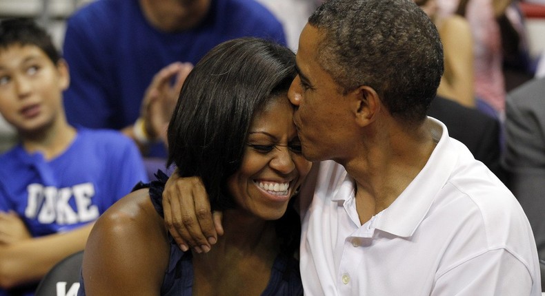 Barack and Michelle Obama 