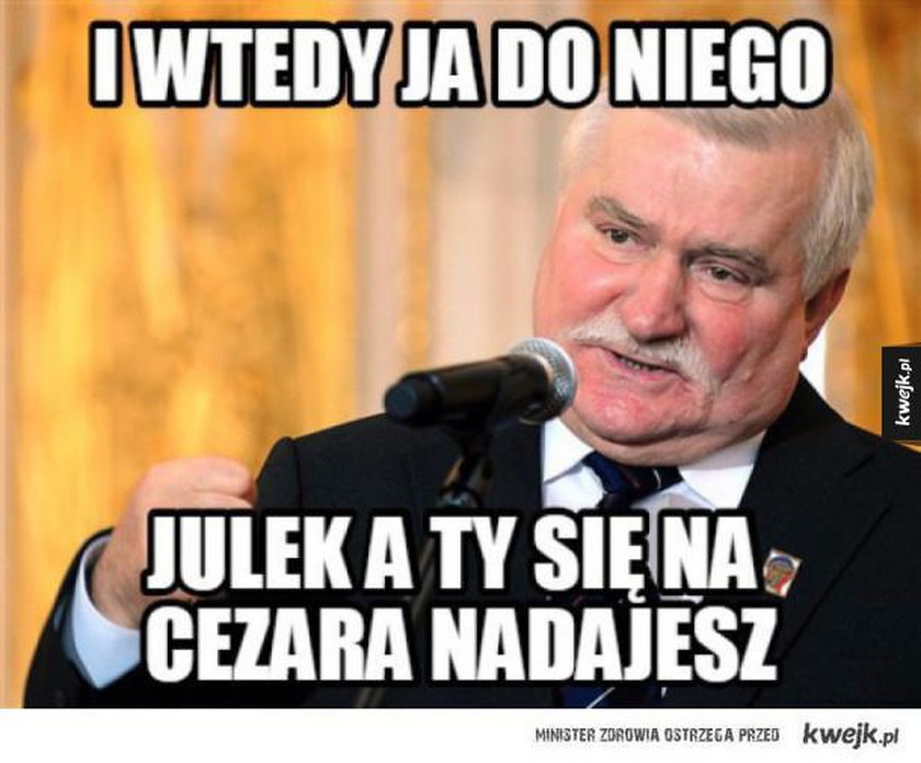 Wałęsa nowym królem memów