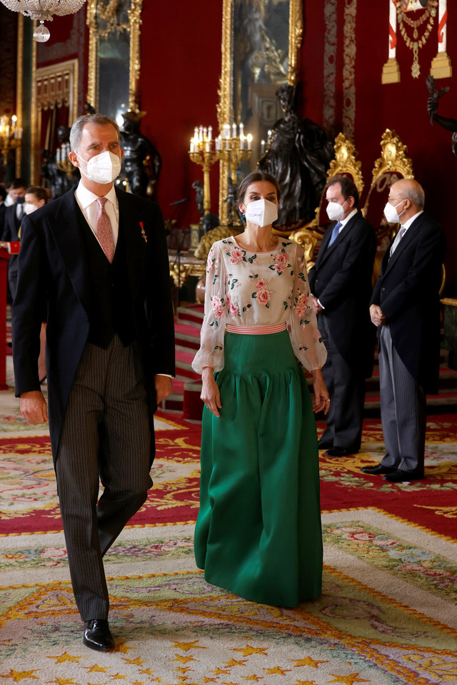 Królowa Letizia w 45-letniej sukience