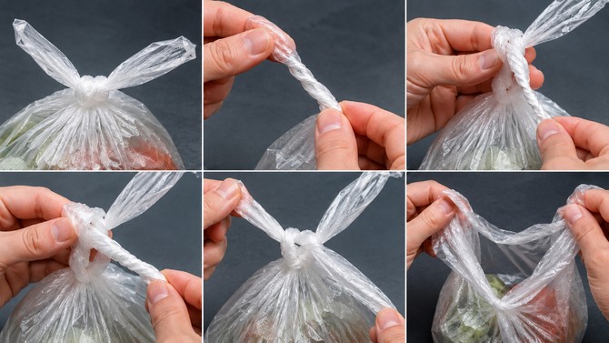 Uz ovaj trik u sekundi ćete odvezati čvor na plastičnoj kesi