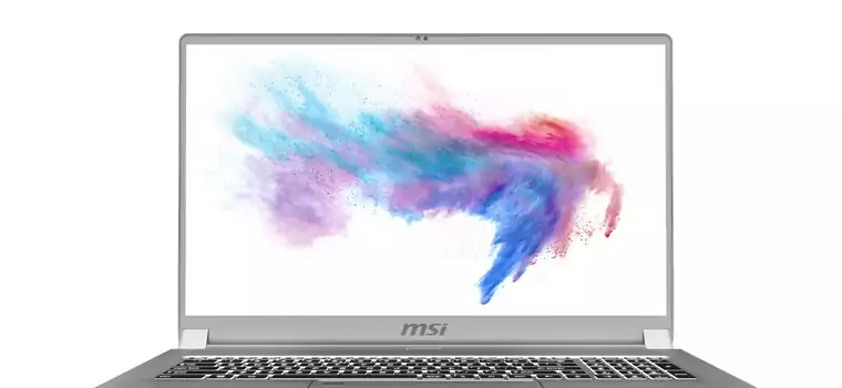 MSI Creator 17 - pierwszy laptop z ekranem Mini LED (CES 2020)