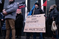 Protest antyszczepionkowców