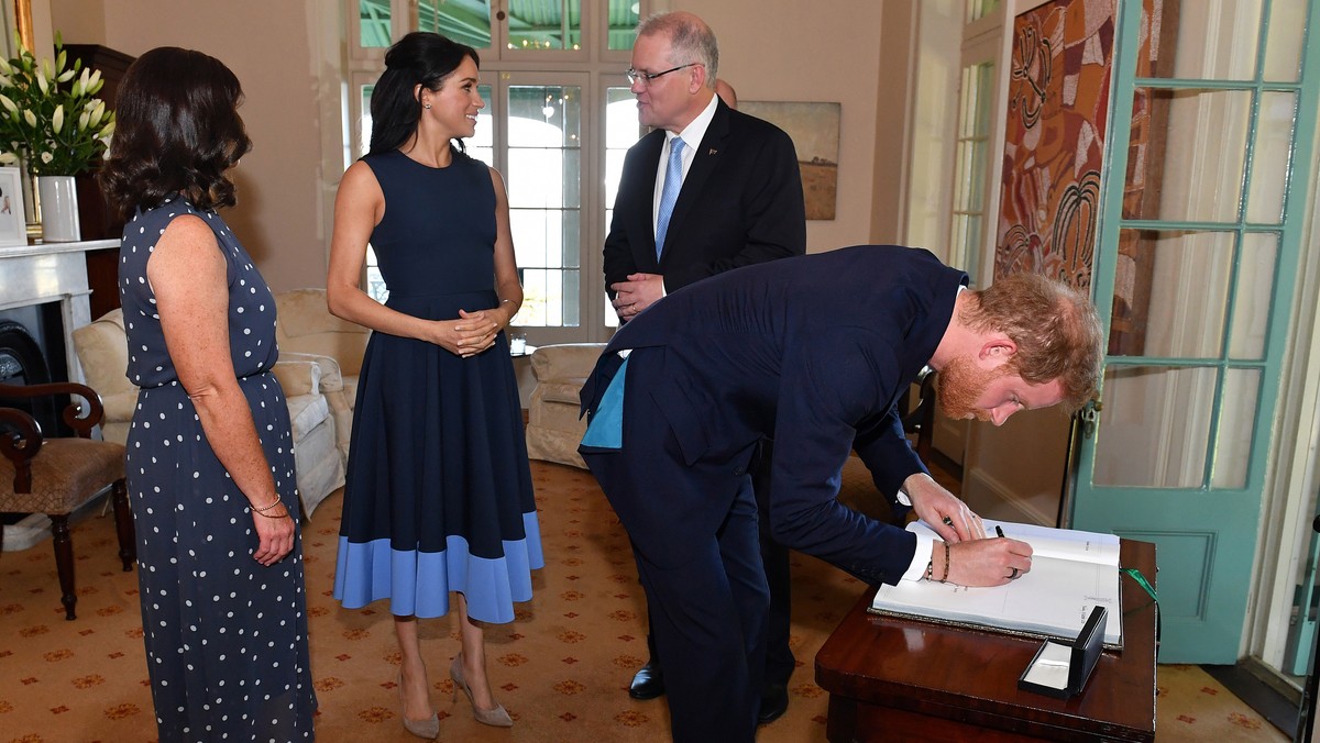 Wizyta książęcej pary u australijskiego premiera