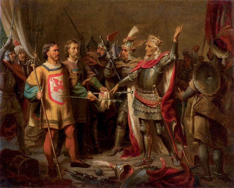 Władysław Jagiełło, król Polski, historia, obraz historyczny, bitwa pod Grunwaldem