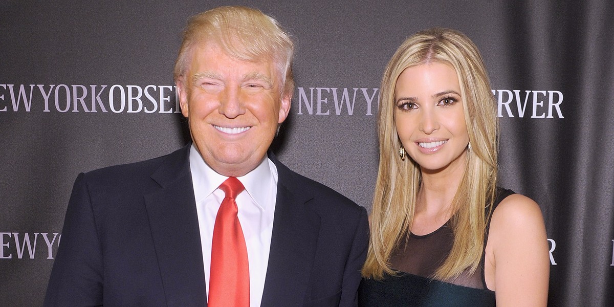 Donald Trump and Ivanka.