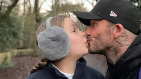 David Beckham pokazał czułości z córką. Psycholog: to złe
