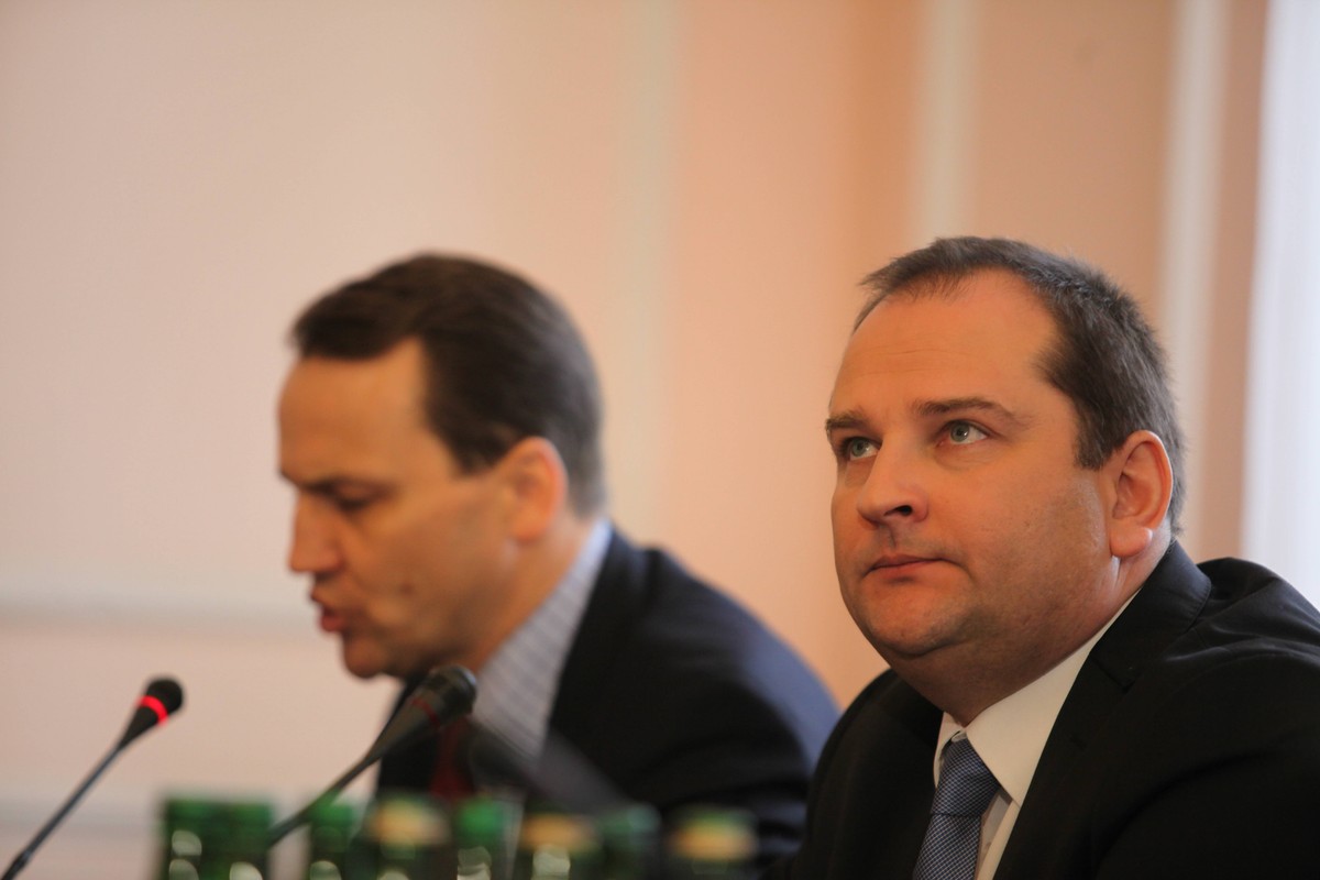 Tomasz Arabski i Radosław Sikorski