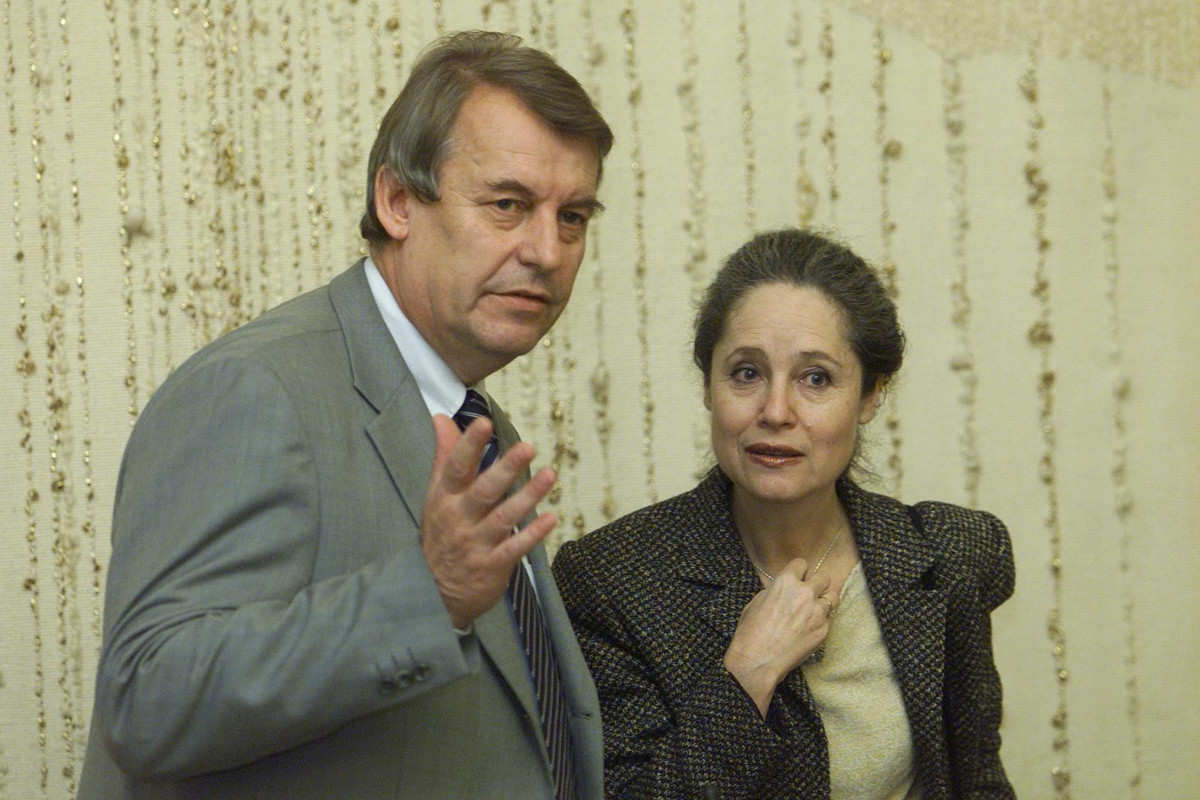 Bývalá česká herečka, spisovateľka a politička Taťana Fischerová.