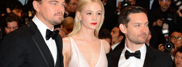 Leonardo DiCapio, Carey Mulligan i Tobey Maguire an festiwalu w Cannes