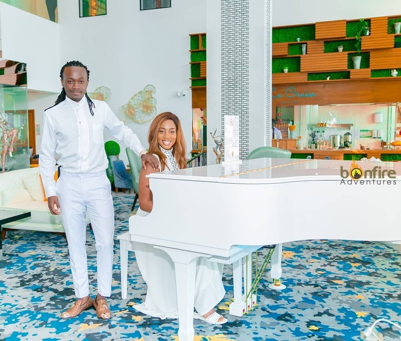 Diana Marua and Bahati in Dubai (Bonfire) 