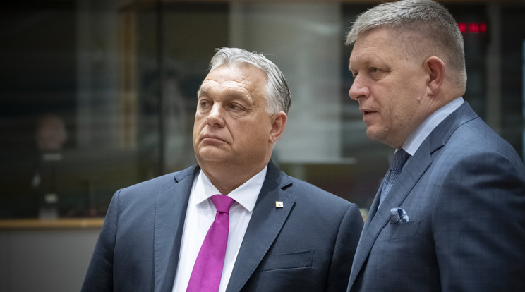 Orbán Viktor  és Robert Fico a decemberi EU csúcson találkoztak legutóbb /Fotó: MTI-Miniszterelnöki Sajtóiroda Benkő Vivien Cher