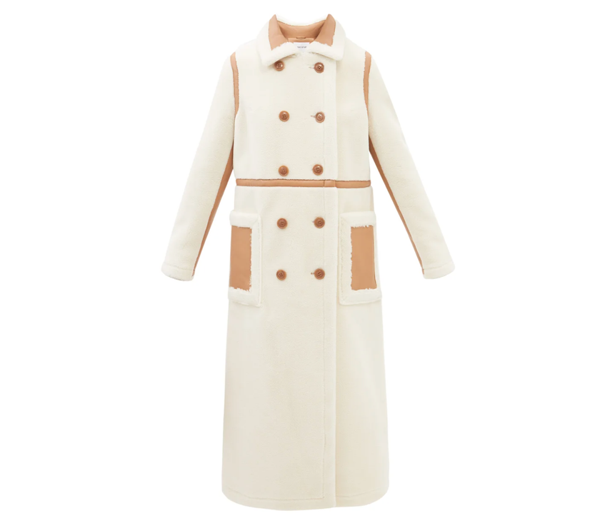 Manteau imitation peau de mouton retournée «Bibi» de Stand Studio, 752 francs, via Matchesfashion.