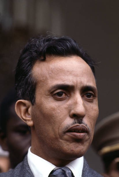 Le lieutenant-colonel Ahmed Ould Bouceif in Paris, France in 1979. Photo Credit: Getty