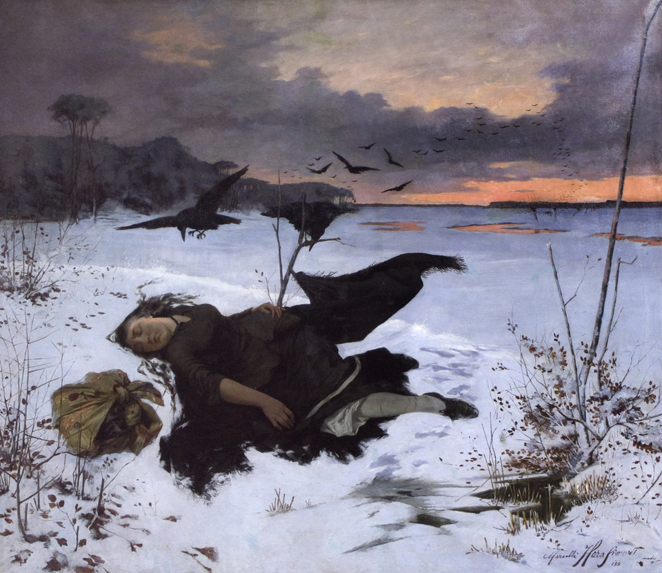 Marceli Harasimowicz, "Zdobycz kruków" (1884)