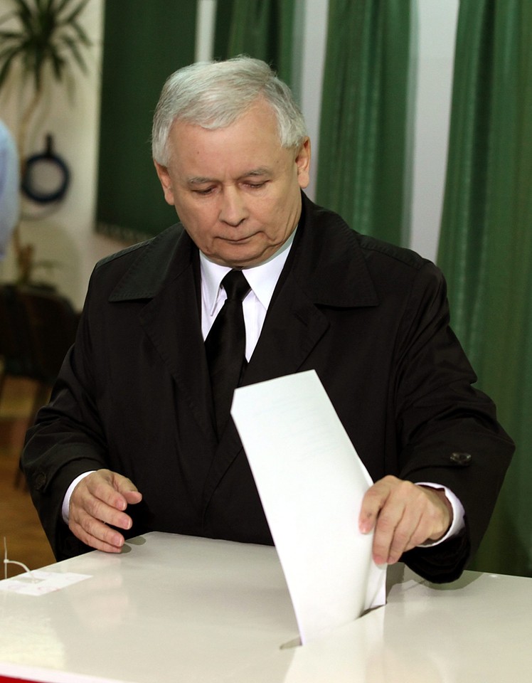 Jarosław Kaczyński, fot. PAP/Tomasz Gzell