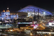 Stadion Olimpijski nocą