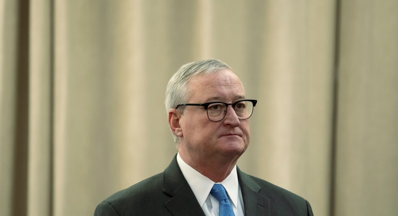 Philadelphia Mayor Jim Kenney called a new program giving cash to pregnant people pro-life.Matt Rourke/AP