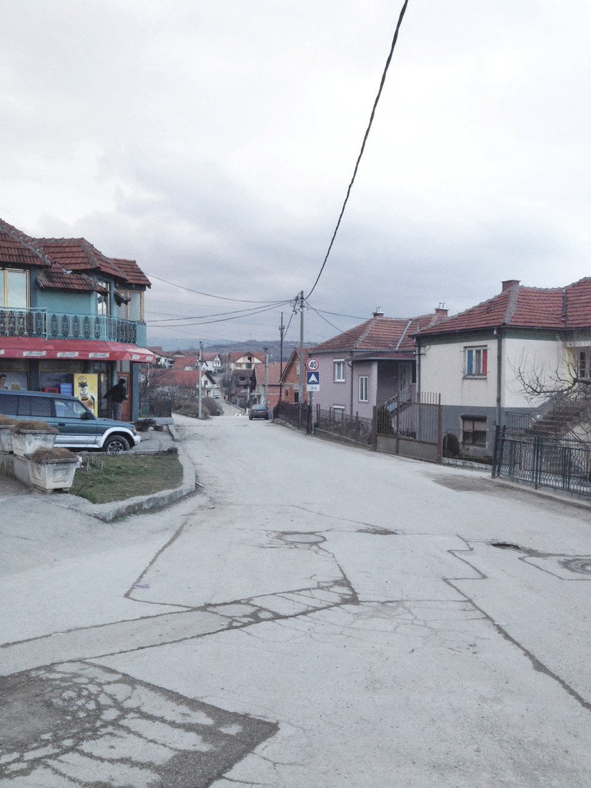 Takovska ulica u Prokuplju gde se dogodio incident