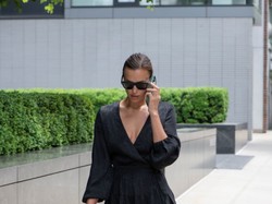 Irina Shayk w sukience polskiej marki na ulicach Nowego Jorku. Ogień! FOTO