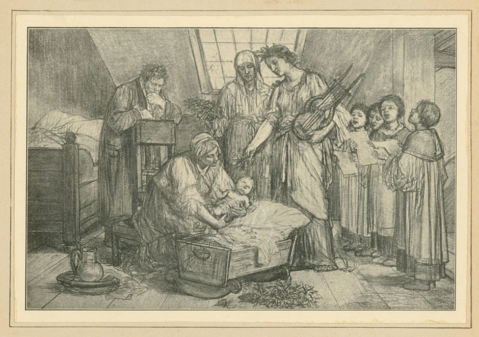 Fridrih Gezelšap, Betovenovo rođenje