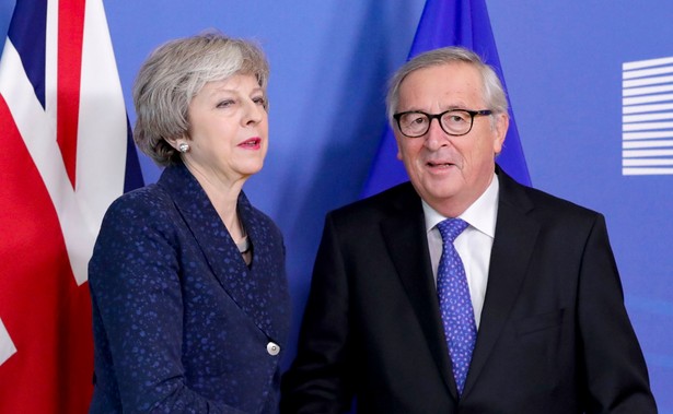 Theresa May i Jean-Claude Juncker