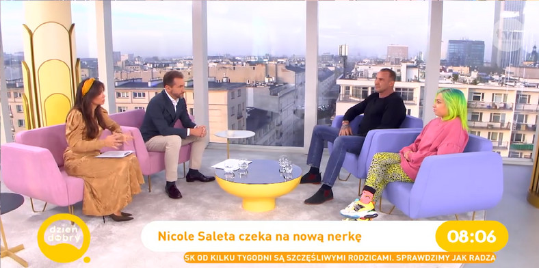 Przemysław Saleta z córką w "Dzień dobry TVN"