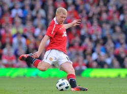 Sześć goli "Czerwonych Diabłów" na pożegnanie Paula Scholesa