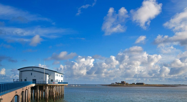 Piel Island, from the nearby Roa Island, Barrow-in-Furnace.