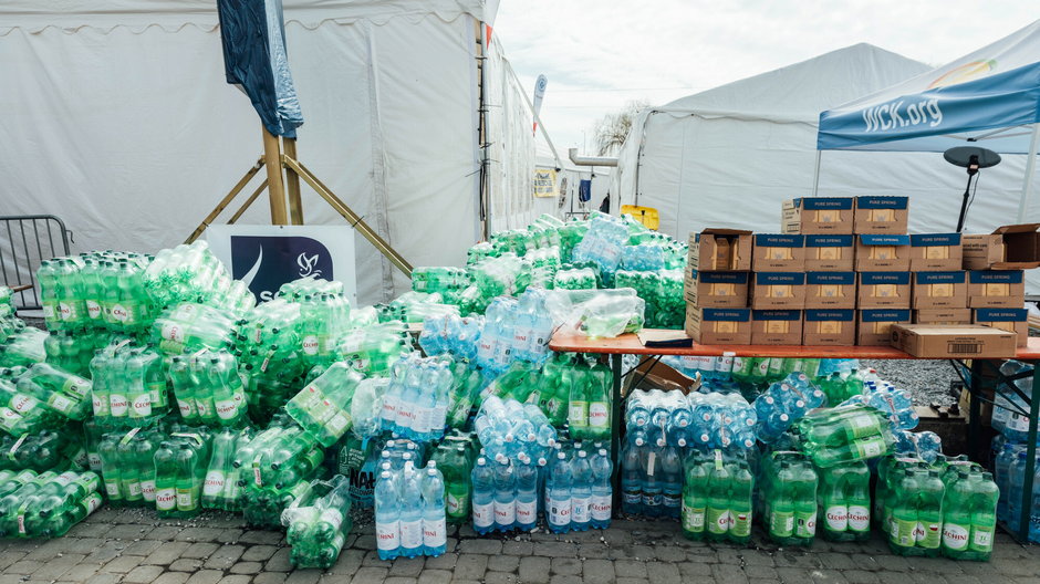 Zapasy wody na polsko-ukraińskiej granicy