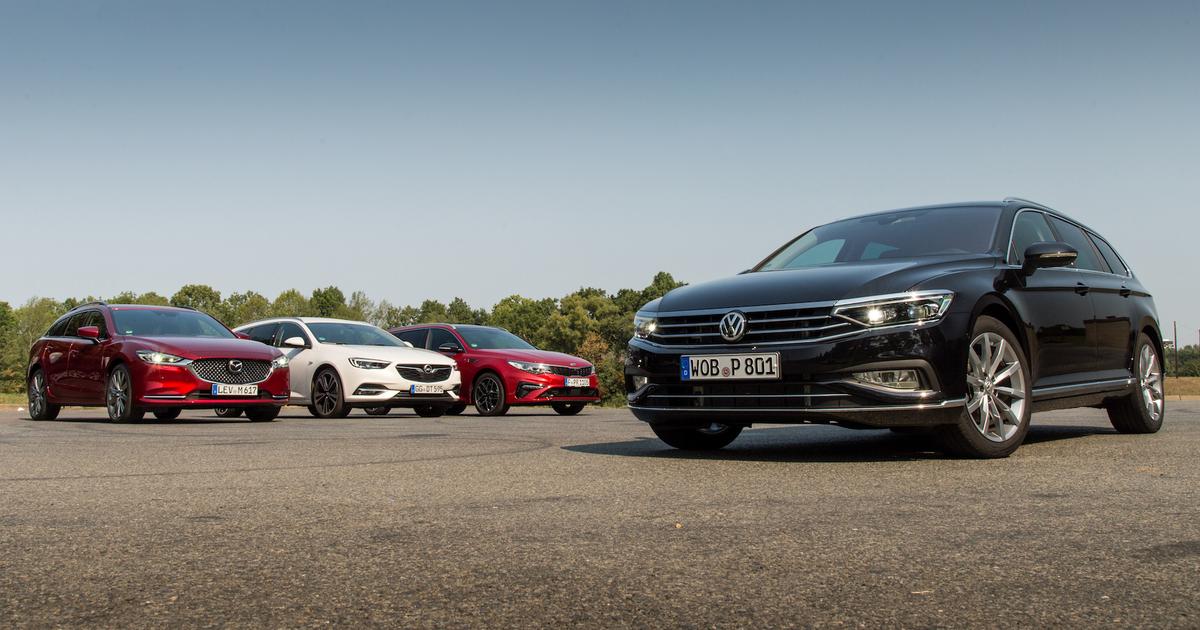 Nowy Volkswagen Passat kombi kontra Mazda 6, Kia Optima i