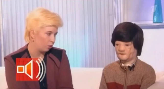 Igor Vinogradov sa majkom Svetlanom