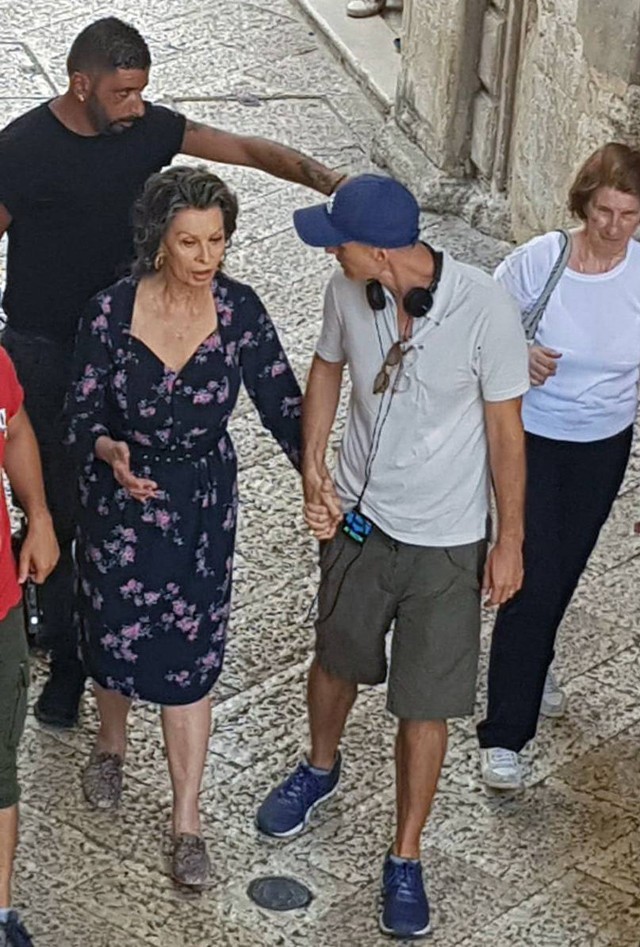 Sophia Loren és fia, Edoardo