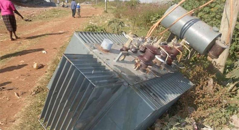 Suspected thief electrocuted while cutting cables linked to transformer.