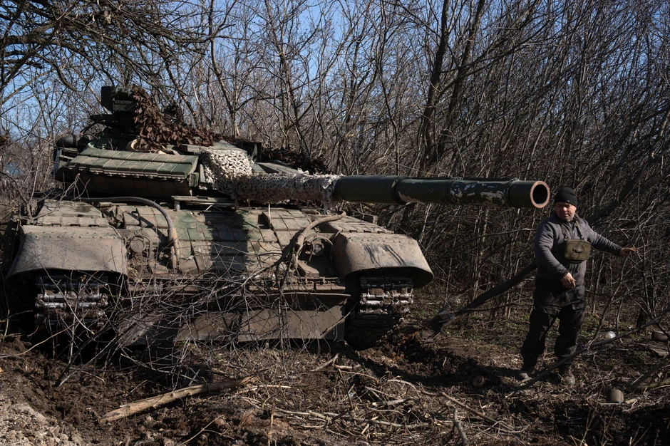 Ukrajinska vojska u Časiv Jaru u Donjecku 29. februara