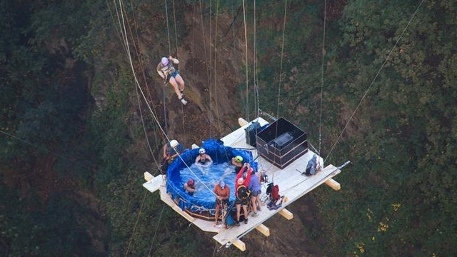 Jacuzzi nad przepaścią